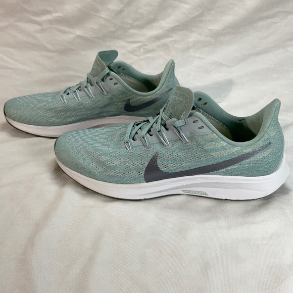 Nike Zoom Pegasus 36 Turbo Women’s Running Shoes Teal Aqua Gray Size 11 Athletic - Picture 1 of 15